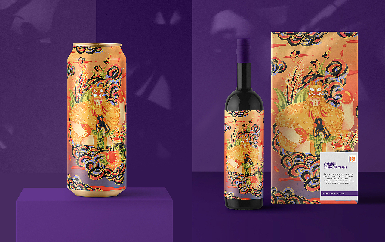 24节气插画—秋季（图ZMjM1ODg3NzQ0） - 商业插画 - 站酷设计师郭小浩a原创素材 - 站酷ZCOOL