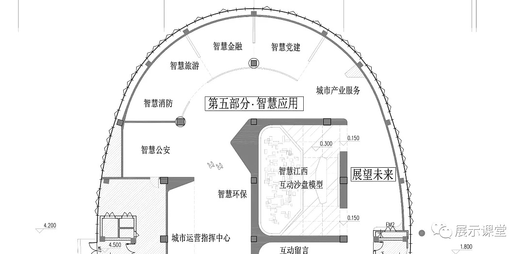 展厅平面布置图怎么画才能打动客户?