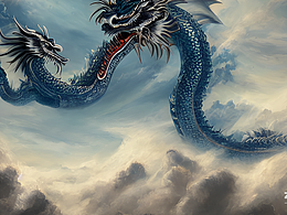 #AI创作实验室#中国龙，云海，玄幻