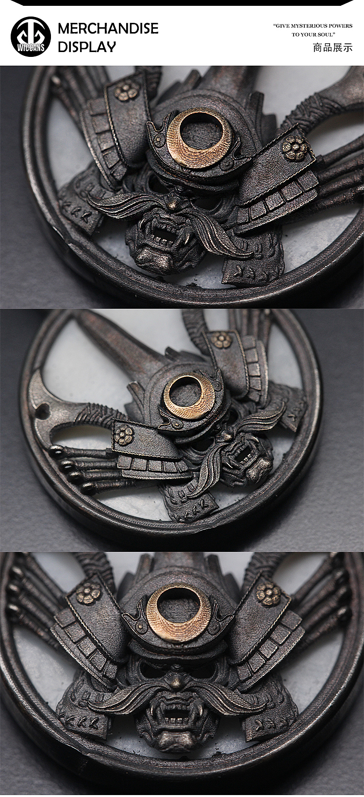 WICCANS巫羿原创设计——武士将领吊坠