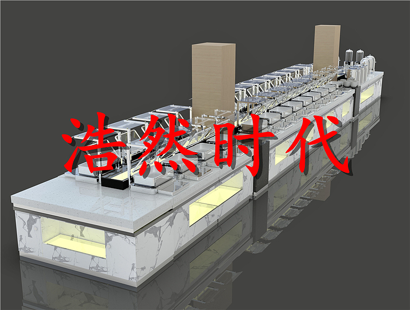 餐厅大理石取餐台设计定制