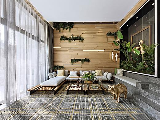 盘石设计 |深圳牧云溪谷悦溪郡别墅样板间：自然物语