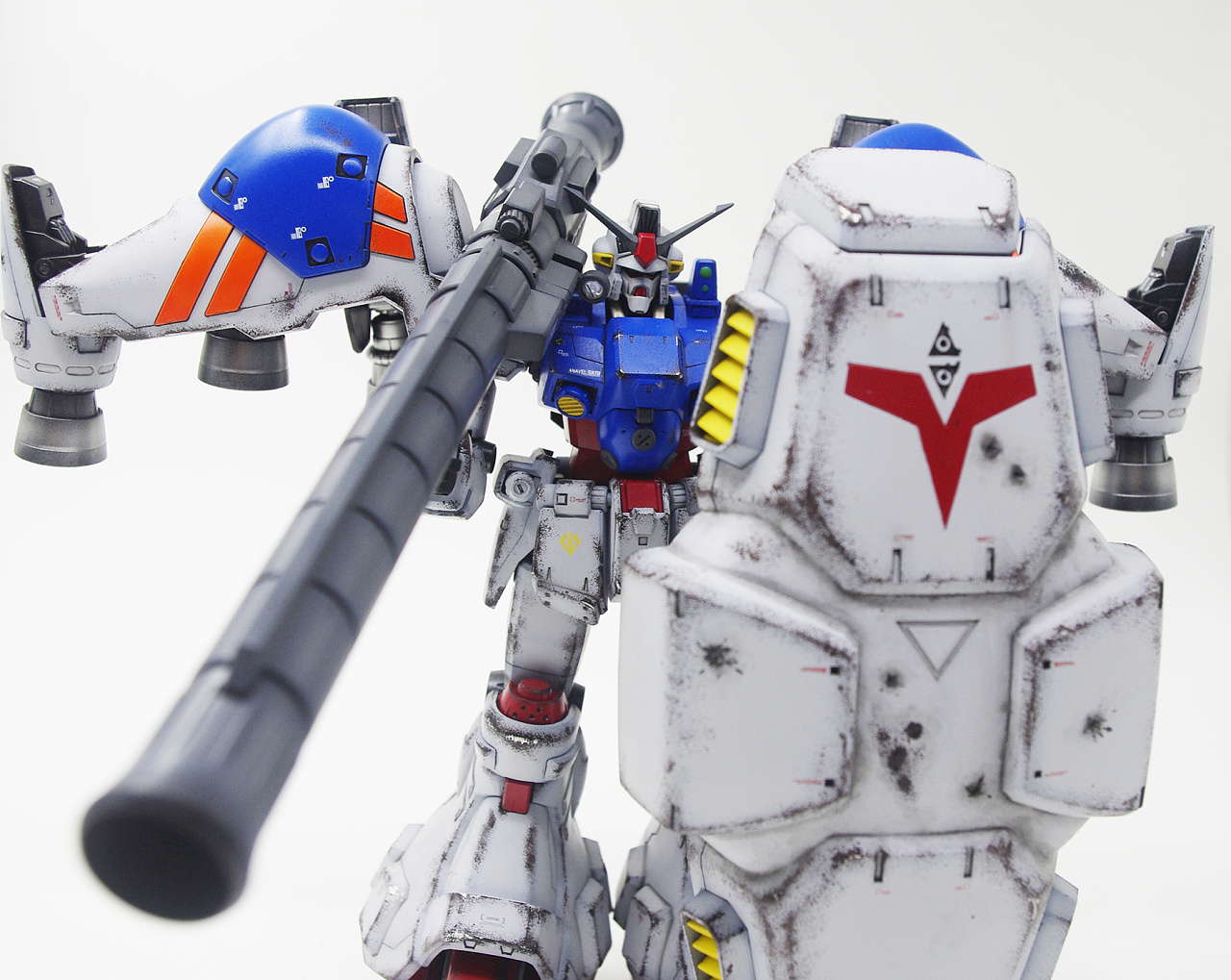 高达gp02a战损涂装