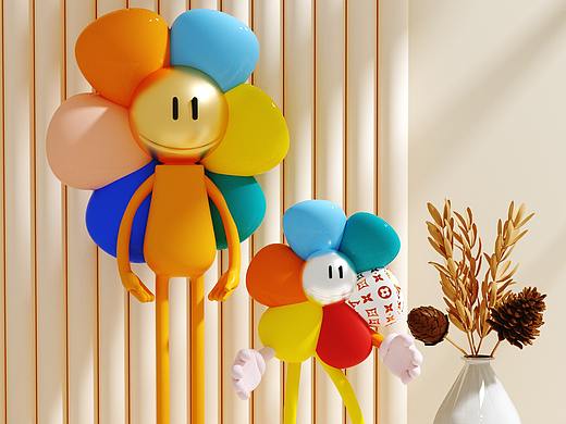 这套太阳花3D作品，看到的人都说爽~