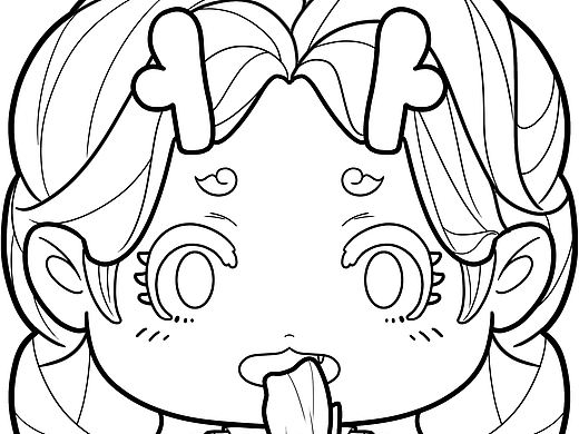 Q版人物线稿（个人主页-ZNjkxMzYxMjg=） - 商业插画 - 站酷设计师是云浅呀原创素材 - 站酷ZCOOL