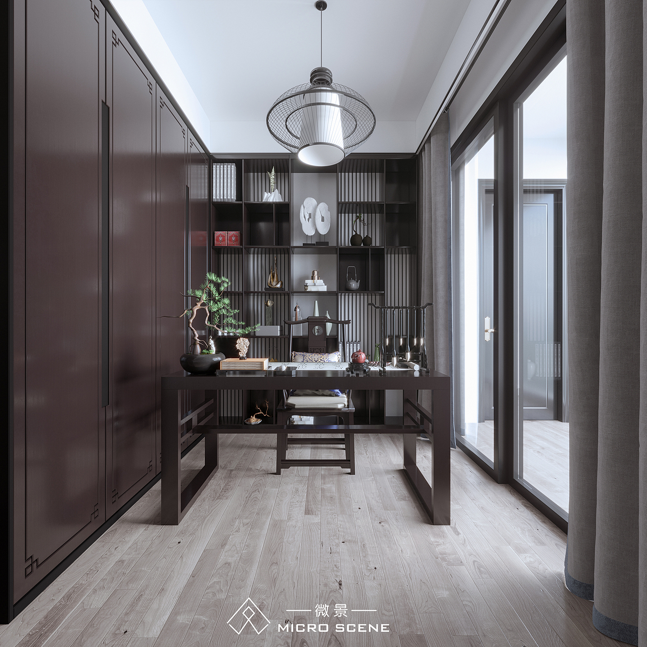 新中式空间（图ZMjExNjQ1Mzgw） - 家装设计 - 站酷设计师單人旅途原创素材 - 站酷ZCOOL