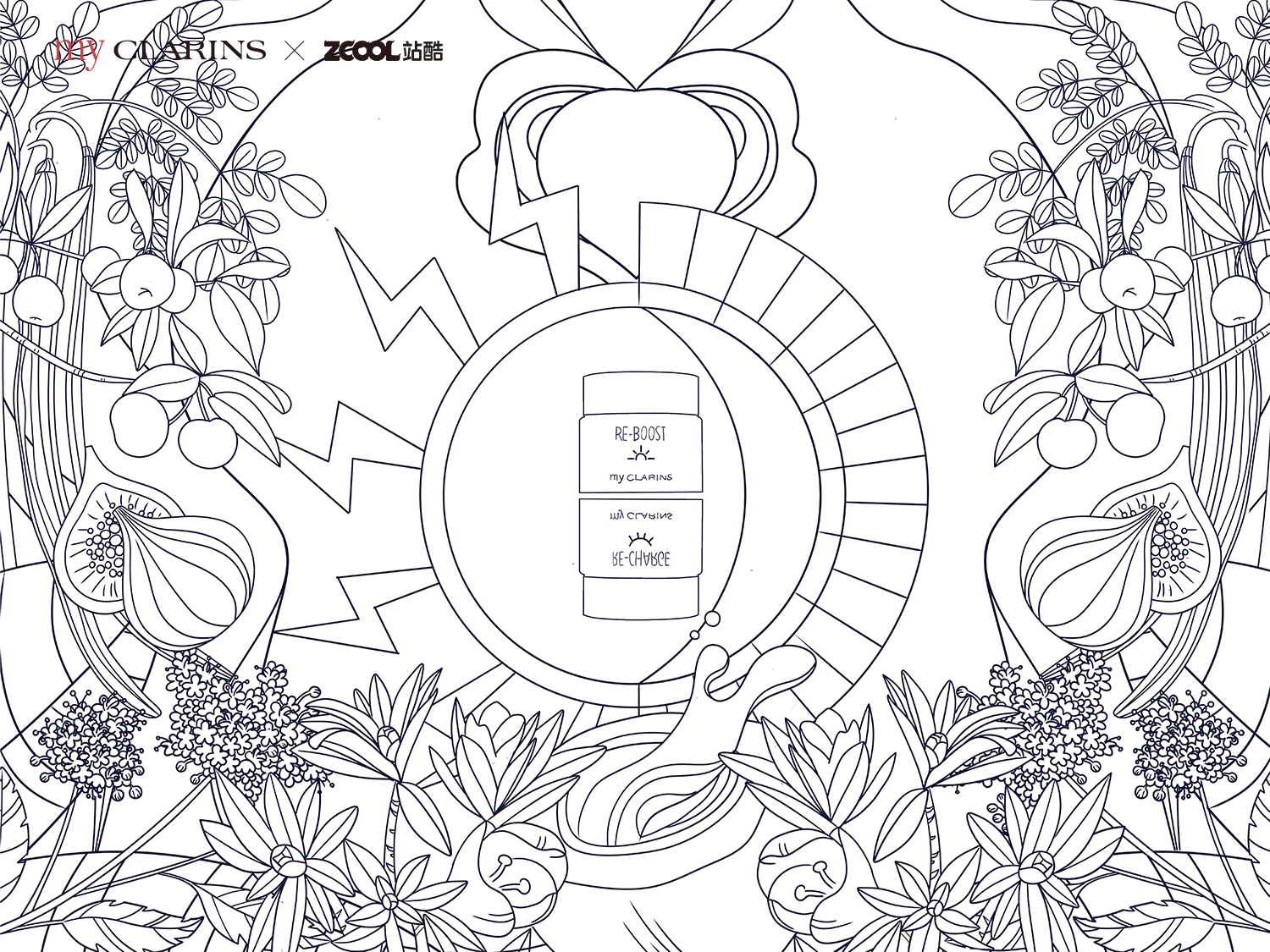 #My CLARINS 尋找天然好食肌#《∞·肌食》（圖ZMjk3MzU2MjA0） - 海報 - 站酷設(shè)計師依優(yōu)卡卡原創(chuàng)素材 - 站酷ZCOOL