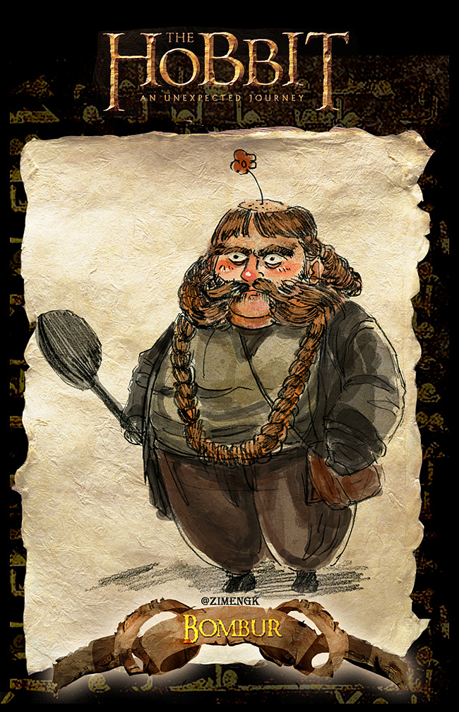 霍比特人q版卡通形象