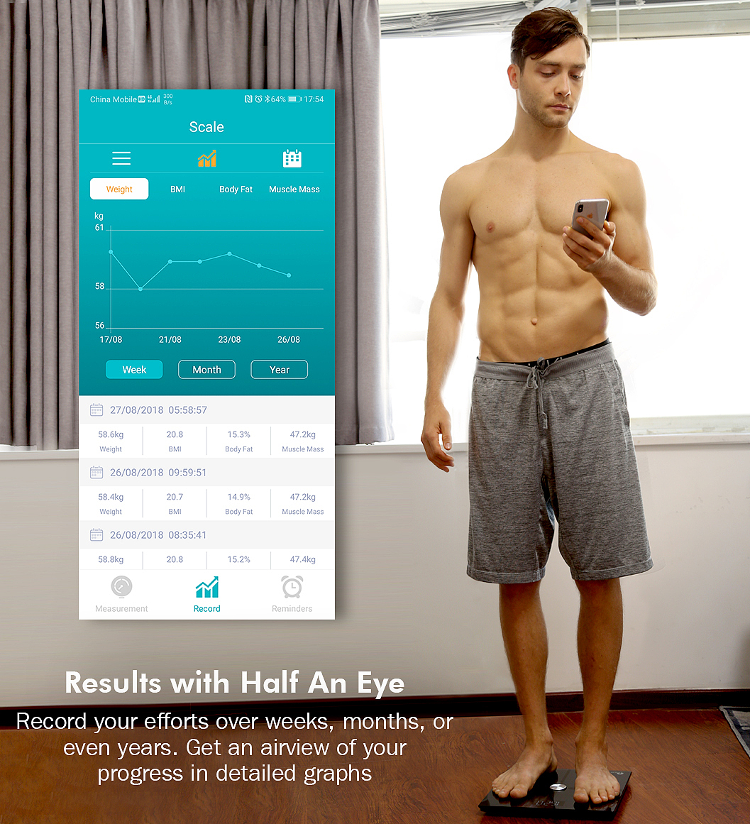 图片拍摄 设计合成 后期精修 亚马逊产品玻璃称体脂称