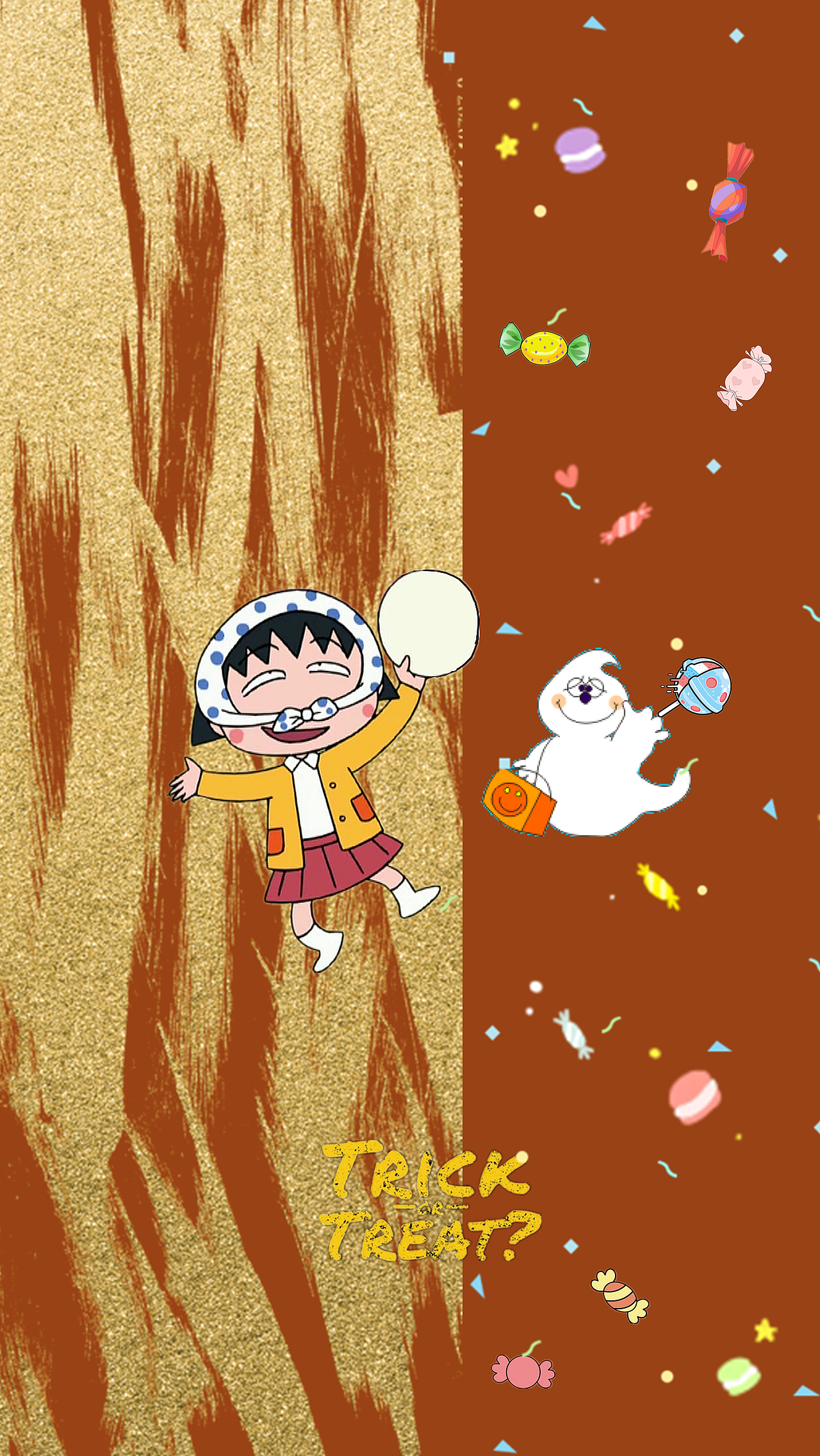 万圣节小丸子壁纸（图ZMTgxOTcxNzI4） - 其他动漫 - 站酷设计师Wiwe原创素材 - 站酷ZCOOL