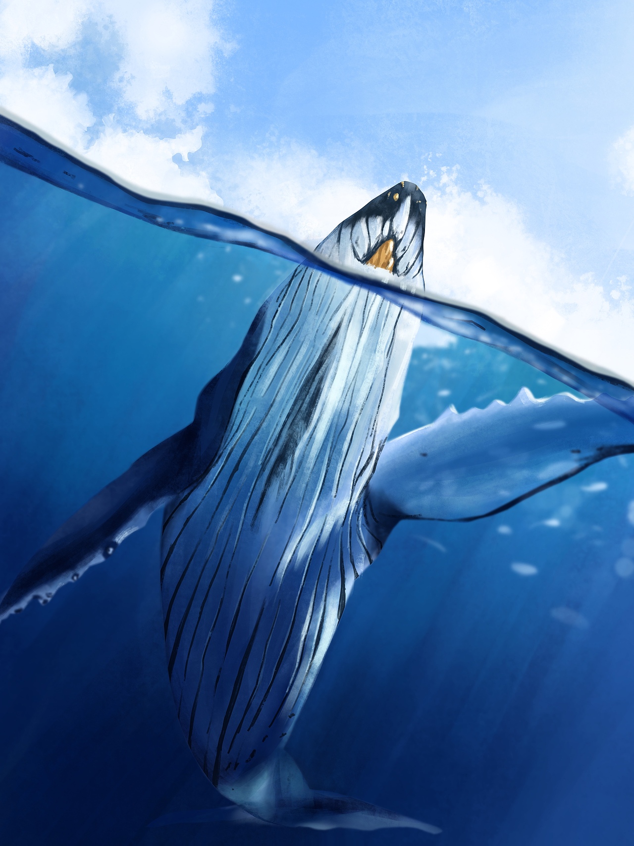 0临摹作品插画艺术插画板绘色彩治愈温暖林達浪游戏ui作品设计76