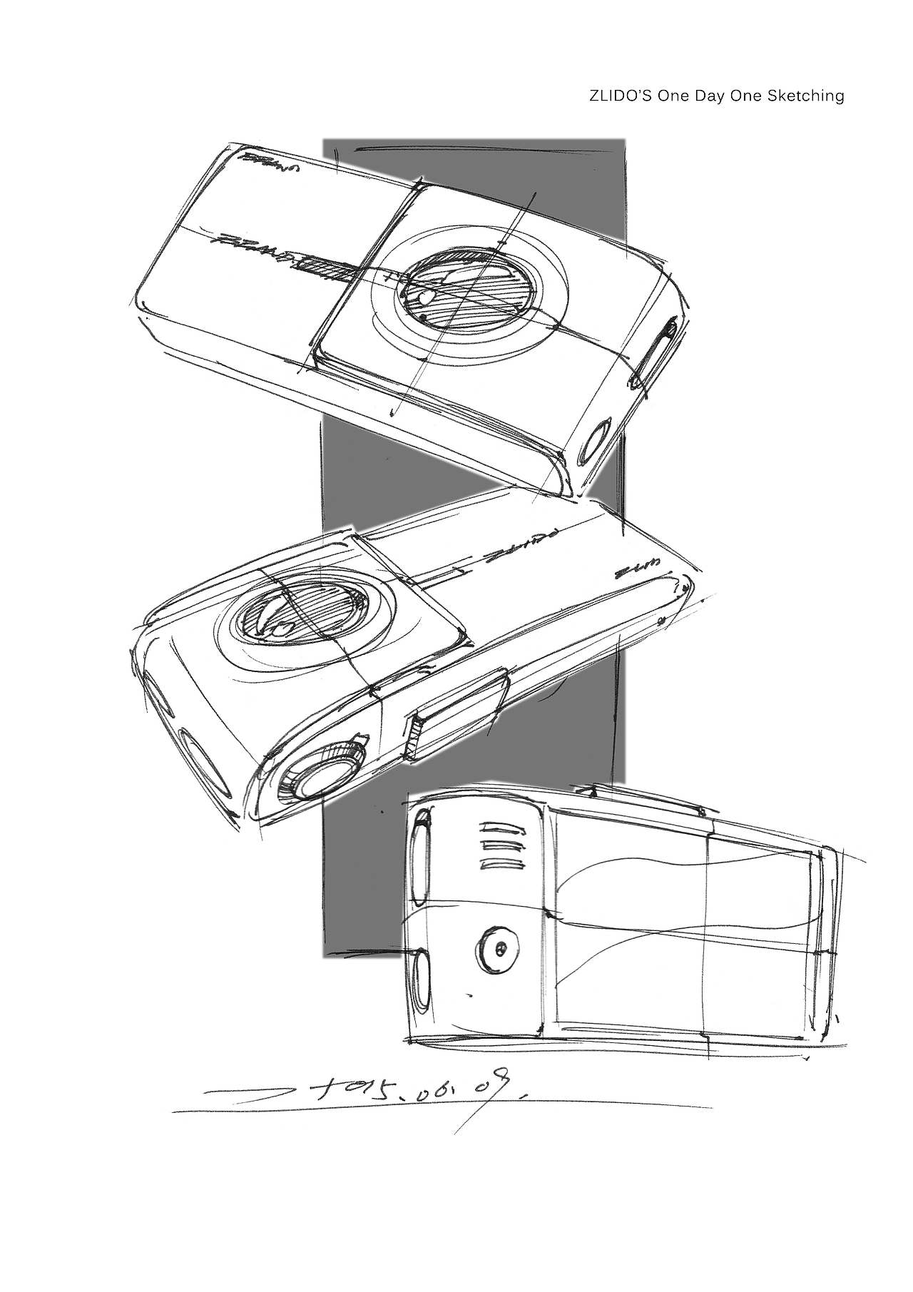 2015产品设计手绘6月 一日一画