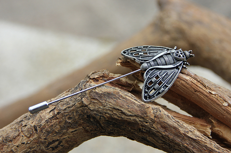 设计师饰品手工金属昆虫胸针创意时尚胸针