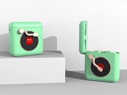 復(fù)古藍(lán)牙耳機(jī)