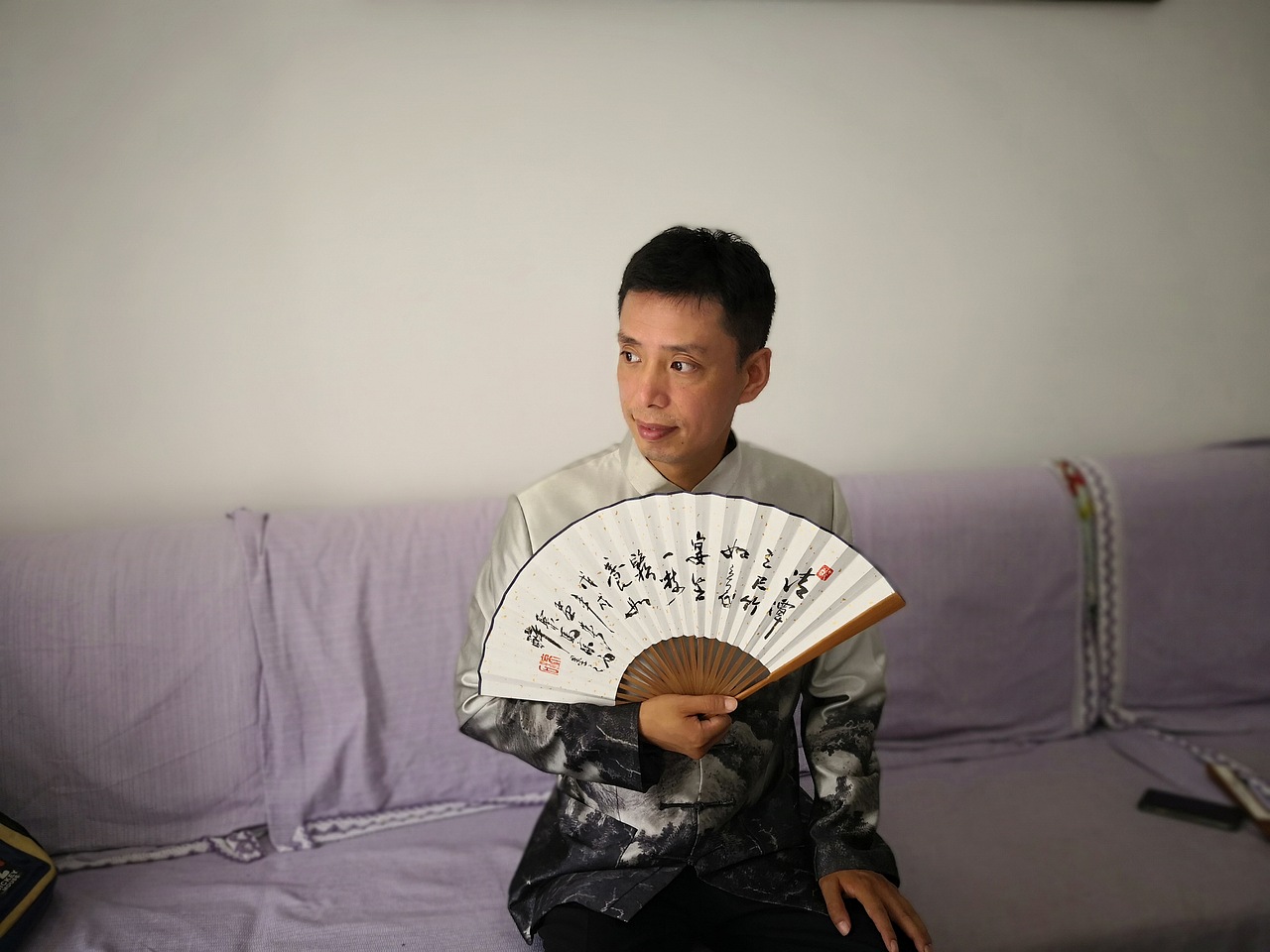 相声演员贾旭明说学逗唱 书画家聚马凉石琴棋书画