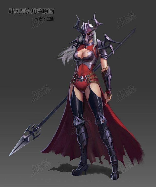 蛮族女战士|其他|其他|名动漫cg数娱 - 原创作品 - 站酷 (zcool)