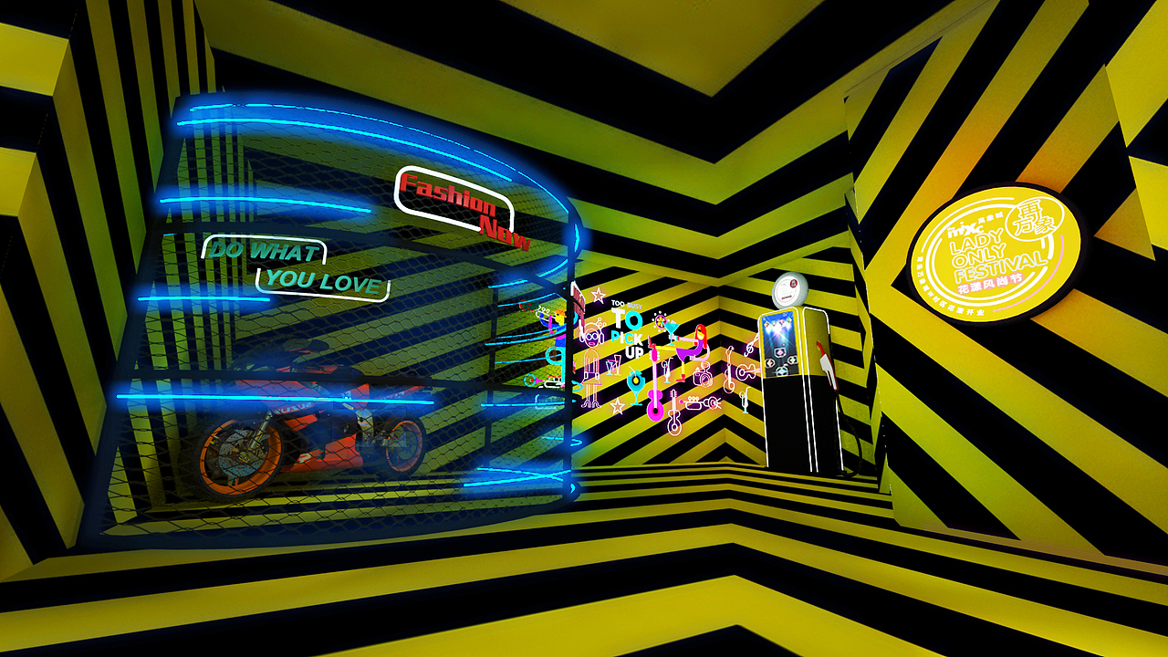 青岛万象城女性时尚空间（图ZMjYxMjA5OTUy） - 商业空间设计 - 站酷设计师红鳄鱼鱼原创素材 - 站酷ZCOOL