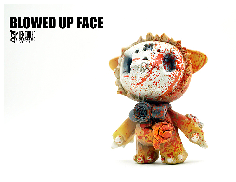 [瓦斯蛇制造]MIENCHUHO BLOWED UP FACE面具虎系列第三款作品-爆炸脸（图ZNjQyOTUyMjg=） - 手办/模玩 - 站酷设计师瓦斯蛇原创素材 - 站酷ZCOOL