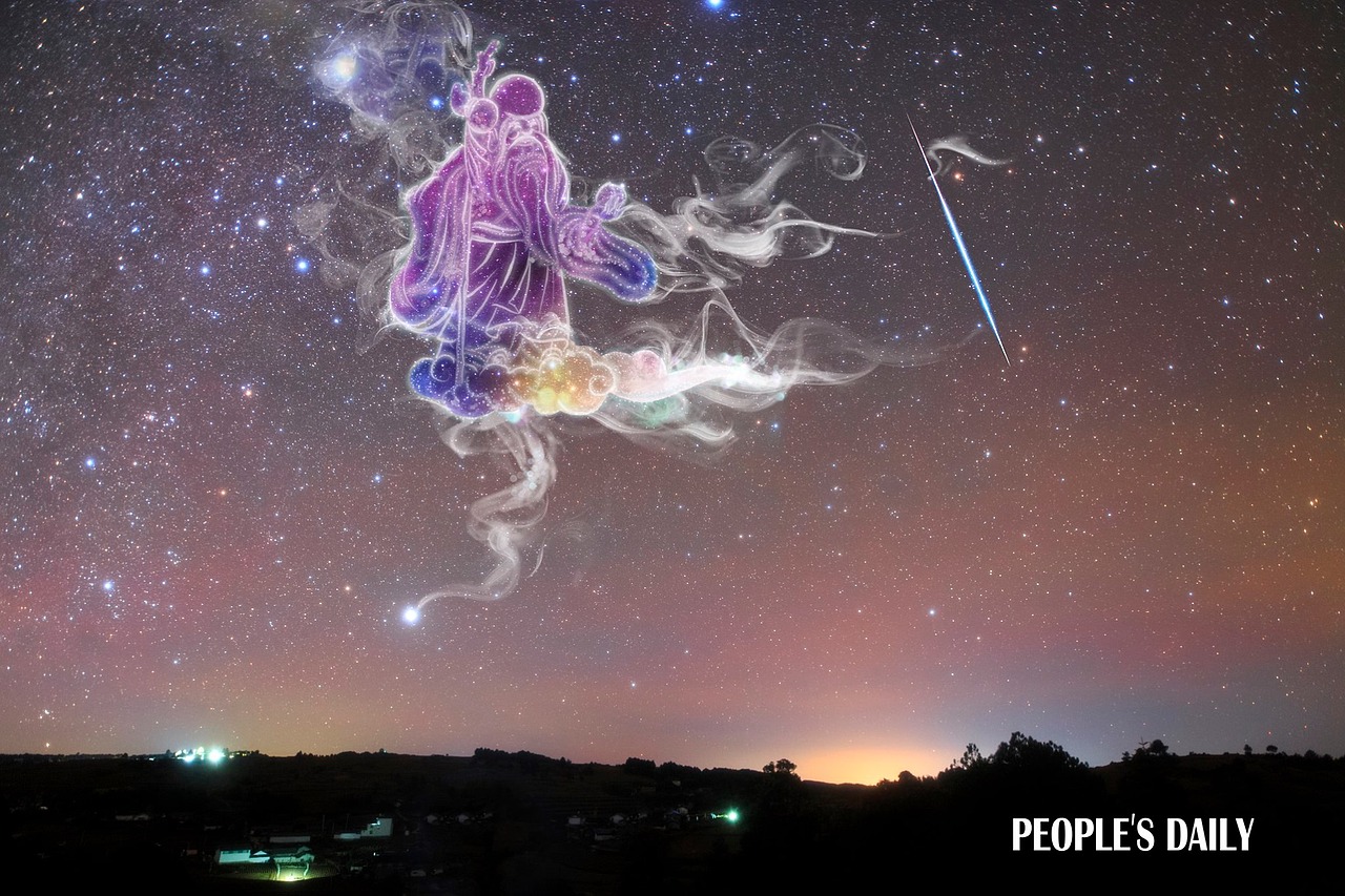 Make A Wish人民日報星空插畫（圖ZMjgzMzMxNzQ0） - 藝術(shù)插畫 - 站酷設(shè)計師Momo_沫沫原創(chuàng)素材 - 站酷ZCOOL