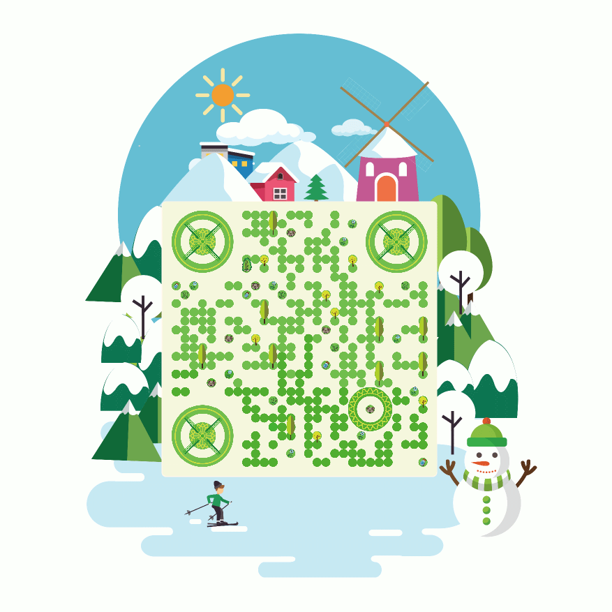 十二生肖艺术二维码设计（图ZMTE0MDk5OTQ4） - 其他动漫 - 站酷设计师平地一声雷原创素材 - 站酷ZCOOL