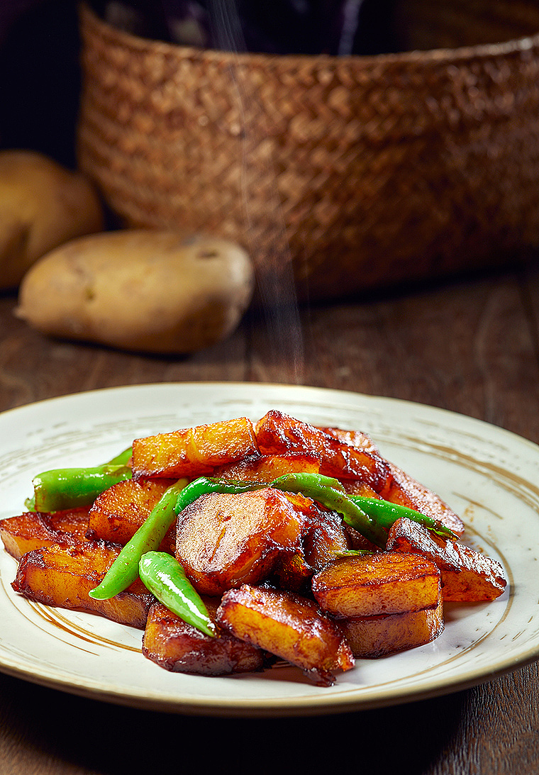 素食餐厅菜品拍摄
