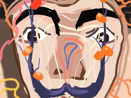 达利大师 首先跟您道个歉。。。（个人主页-ZNTUxNDg5MDg=） - 艺术插画 - 站酷设计师Achu贰拾贰号设原创素材 - 站酷ZCOOL