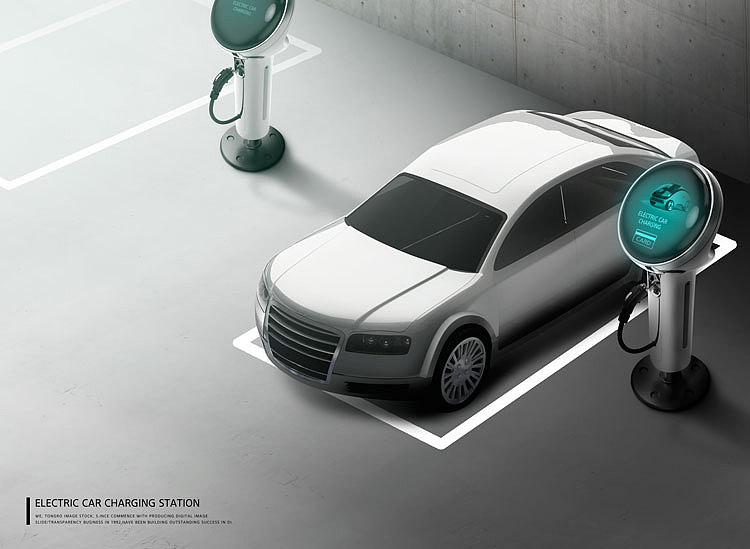 环保充电桩新能源汽车智能自动驾驶泊车海报展板设计（图ZMjQ5MTE2MDI4） - 海报 - 站酷设计师海爆君原创素材 - 站酷ZCOOL