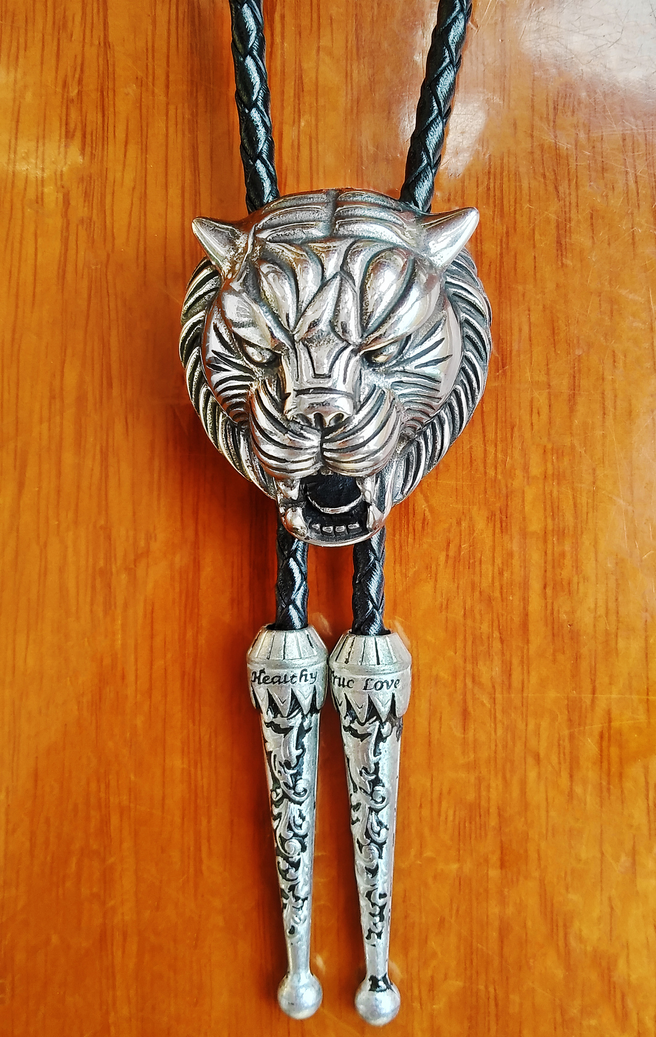 狮虎兽老虎狮子头二合一波洛领带tigonligerbolotie