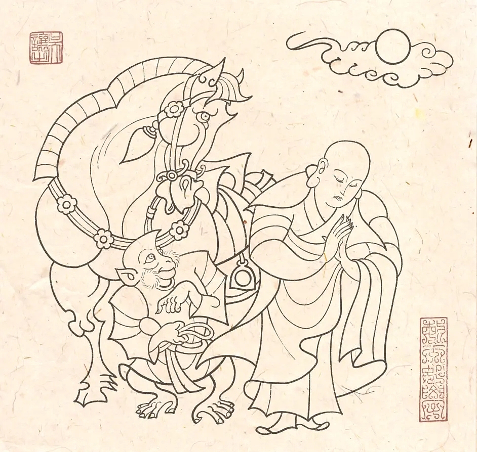 西游源流史（图ZMjgwMTM2ODA4） - 商业插画 - 站酷设计师啸林山人原创素材 - 站酷ZCOOL