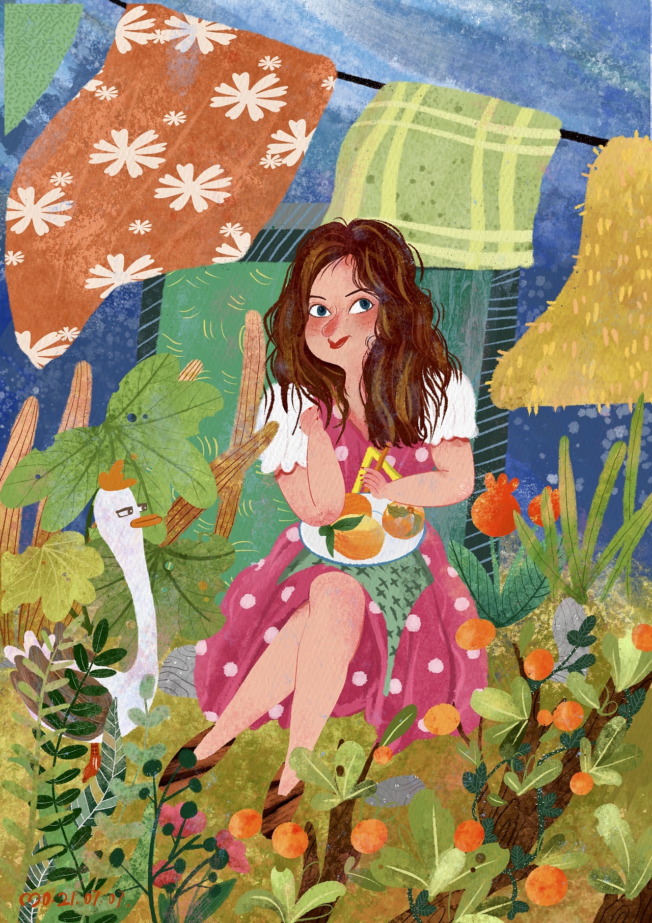 闲暇时光|插画|绘本|莫丑丑 - 原创作品 - 站酷 (zcool)