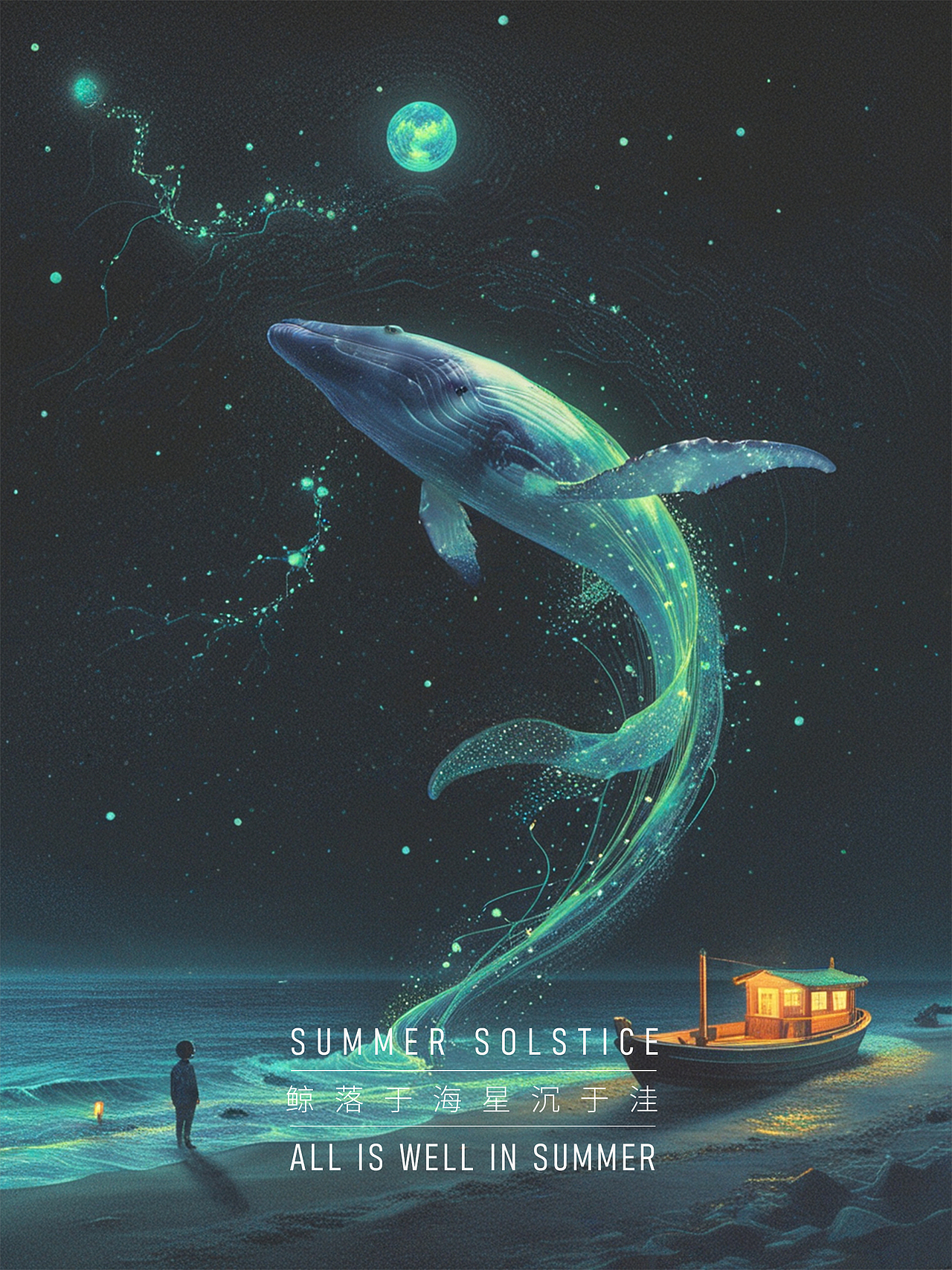 奇幻插画 | 为什么要走那么远的路，去看海（图ZMzcxOTkzMTg4） - AI作品 - 站酷设计师龙井落桂原创素材 - 站酷ZCOOL