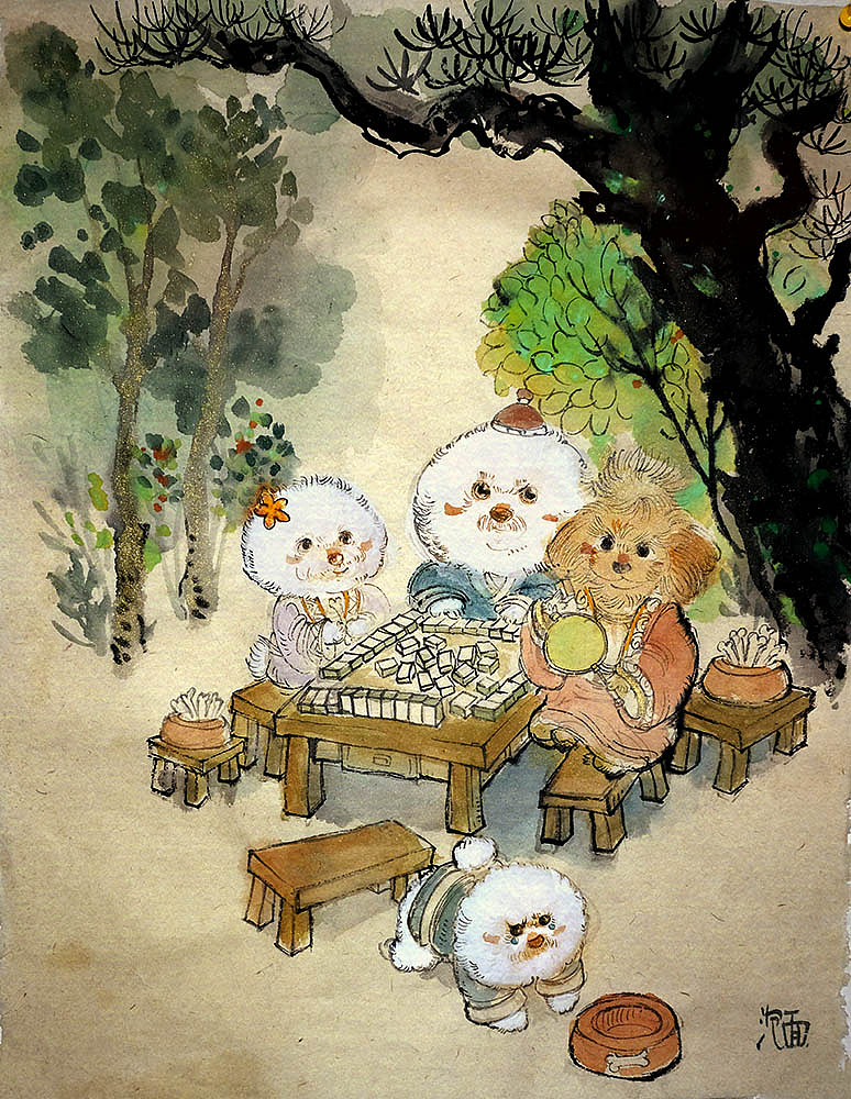 吃吃喝喝最开心（图ZMTQxOTk0MjY0） - 绘画 - 站酷设计师还是一碗泡面原创素材 - 站酷ZCOOL