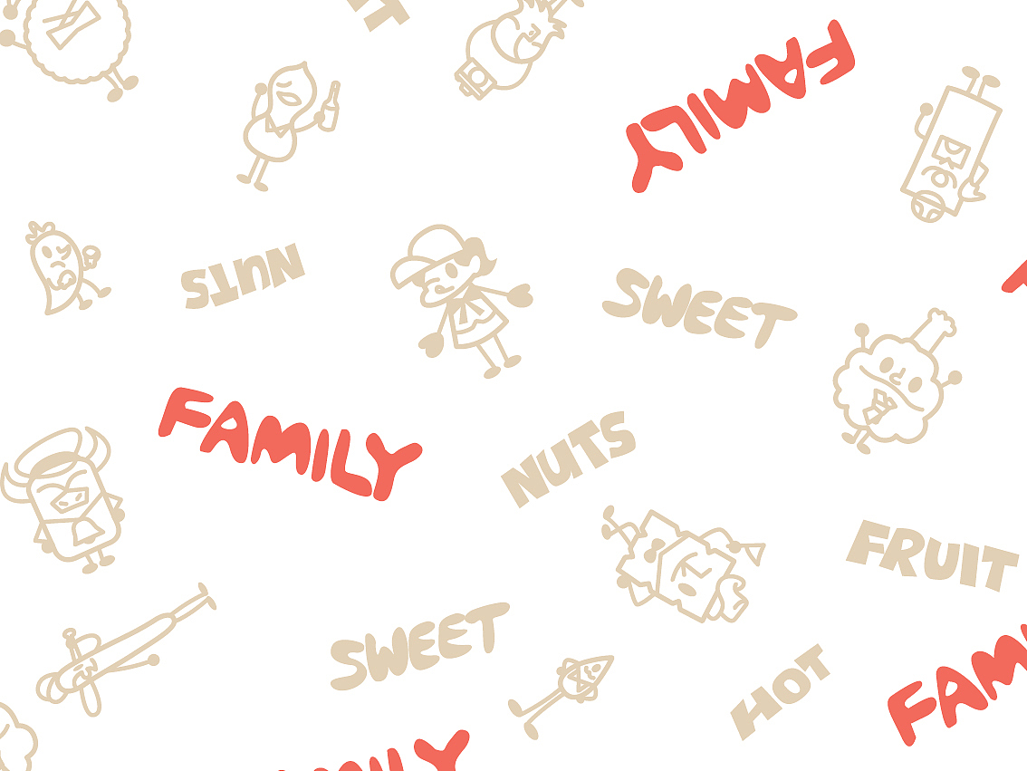 良品铺子-吉祥物家族设定