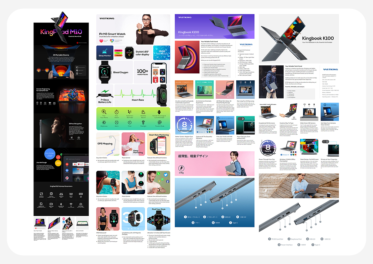 亚马逊-平板电脑/玩具车/手表/空气净化器/夜视仪/音箱（图ZMjkzNjEwOTU2） - 电商 - 站酷设计师禹煜星宸原创素材 - 站酷ZCOOL