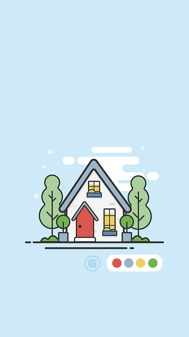 今日临摹 线条风格 扁平插画 萌萌的粗线条（图ZMjY3MDk5ODU2） - 创作习作 - 站酷设计师毛毛豆逗豆原创素材 - 站酷ZCOOL