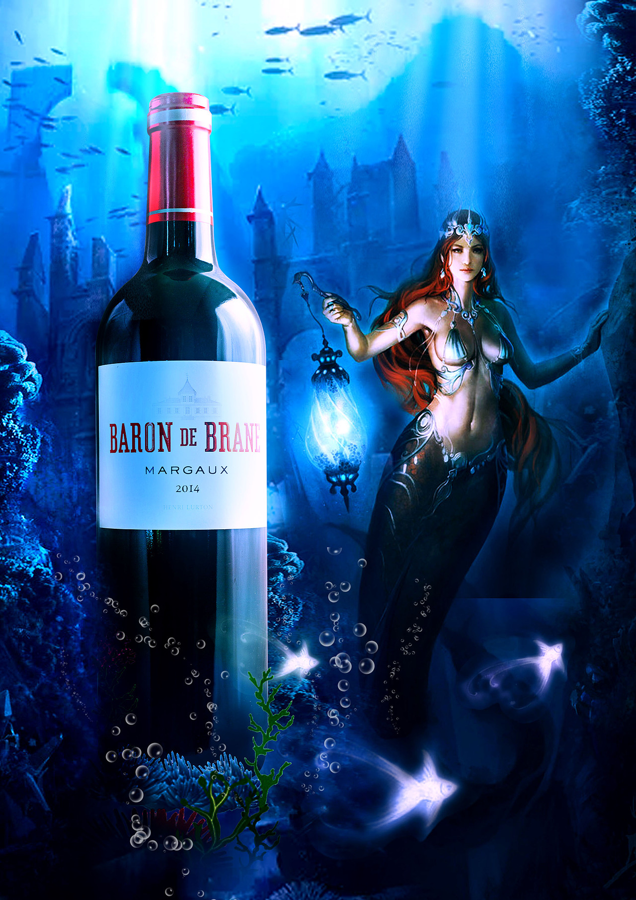 红酒及洋酒海报设计