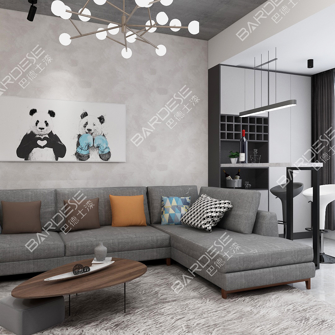 巴德士艺术漆-巴德士漆酷家乐案例展示