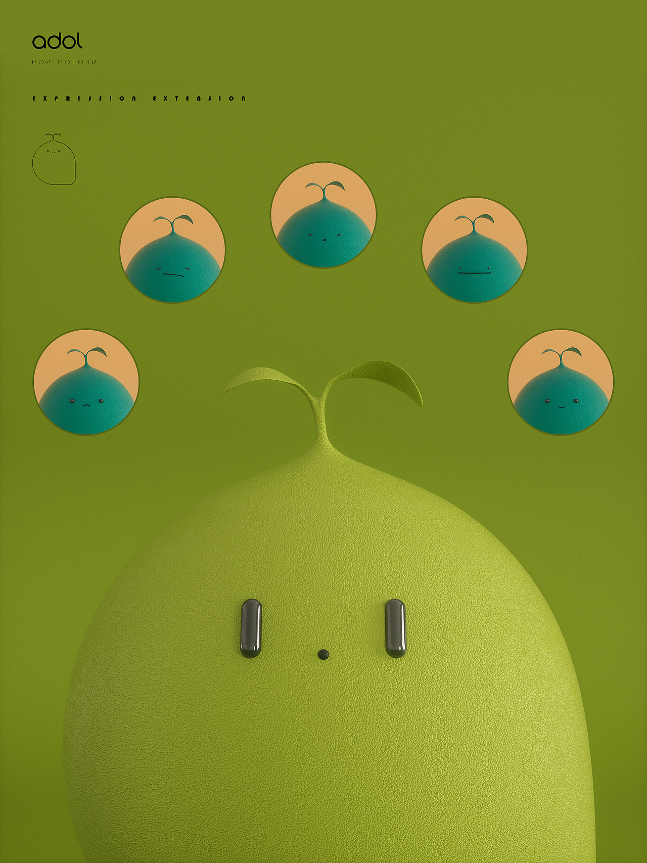 A豆潮流有色-小豆芽