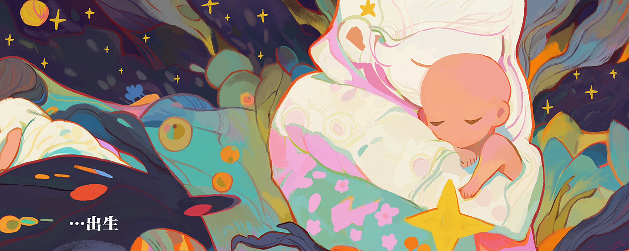 原创绘本插画《走进生命花园》（图ZMzQ1ODY0MDIw） - 绘本 - 站酷设计师拿颇里原创素材 - 站酷ZCOOL