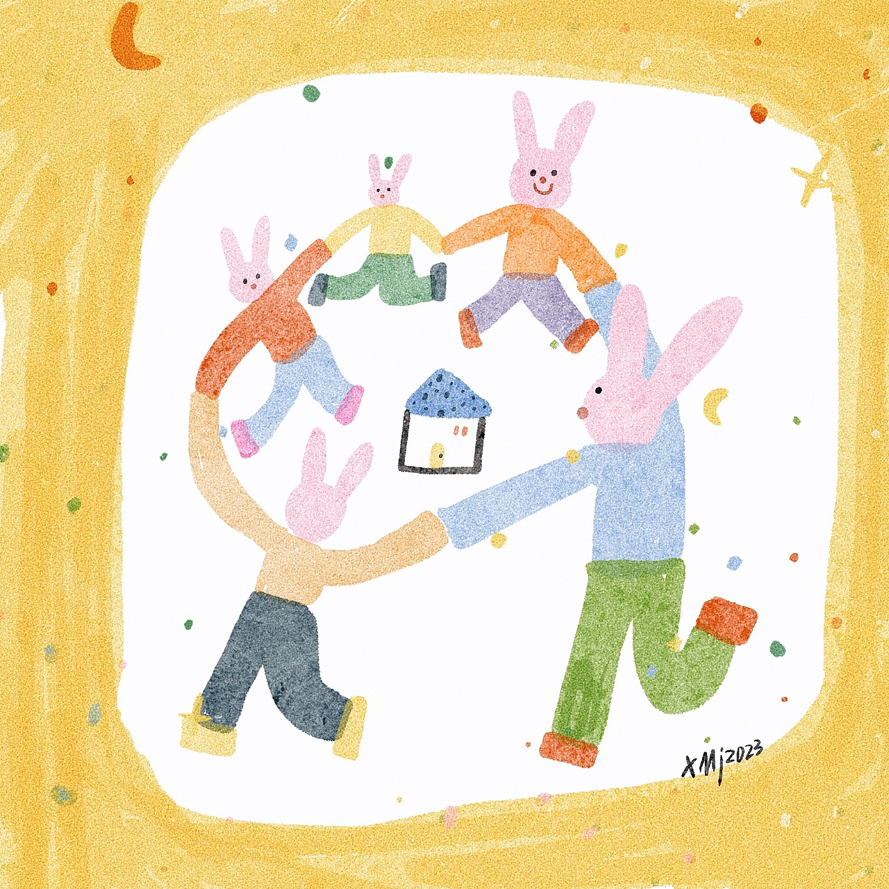 治愈系列（图ZMzQxMDEyMjE2） - 商业插画 - 站酷设计师喜眯眯原创素材 - 站酷ZCOOL