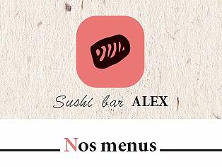 Menu Sushi bar 寿司店菜谱