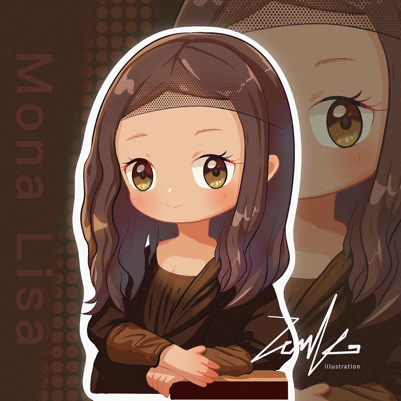 名画改编|蒙娜丽莎