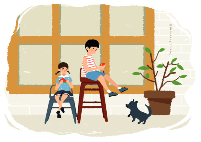 陪伴是最长情的告白（图ZOTExMDA1MzY=） - 创作习作 - 站酷设计师梅羽MerryZhang原创素材 - 站酷ZCOOL