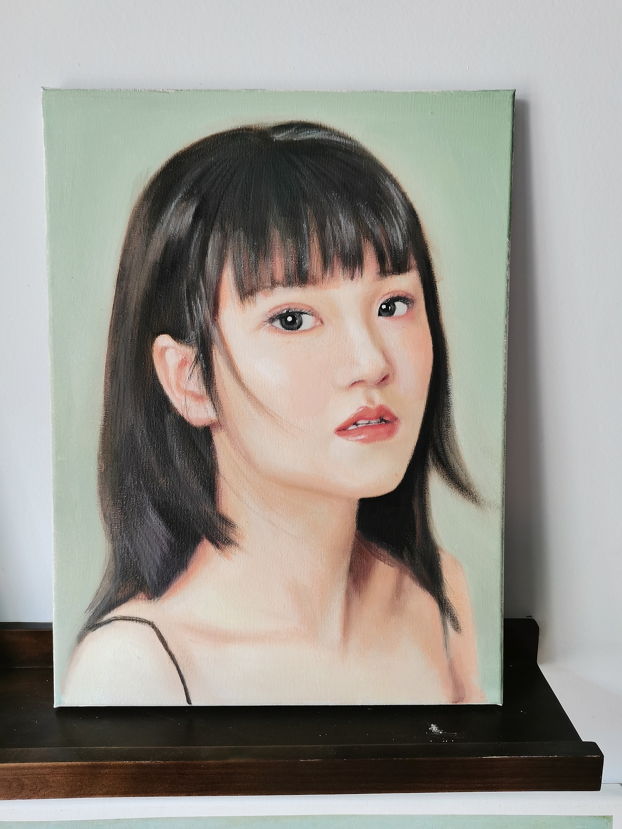 于生慧手绘油画肖像私人定制