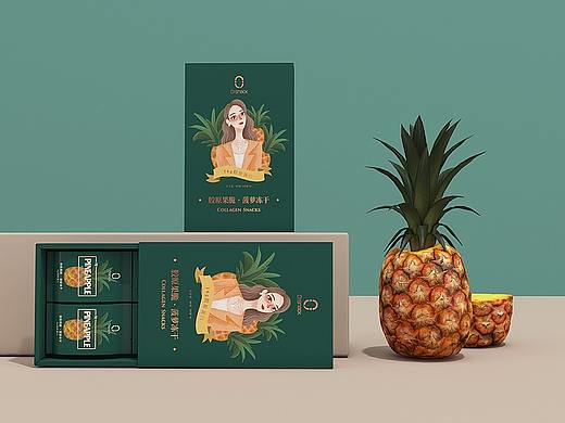 北京《O！Snack》胶原果脆品牌设计。