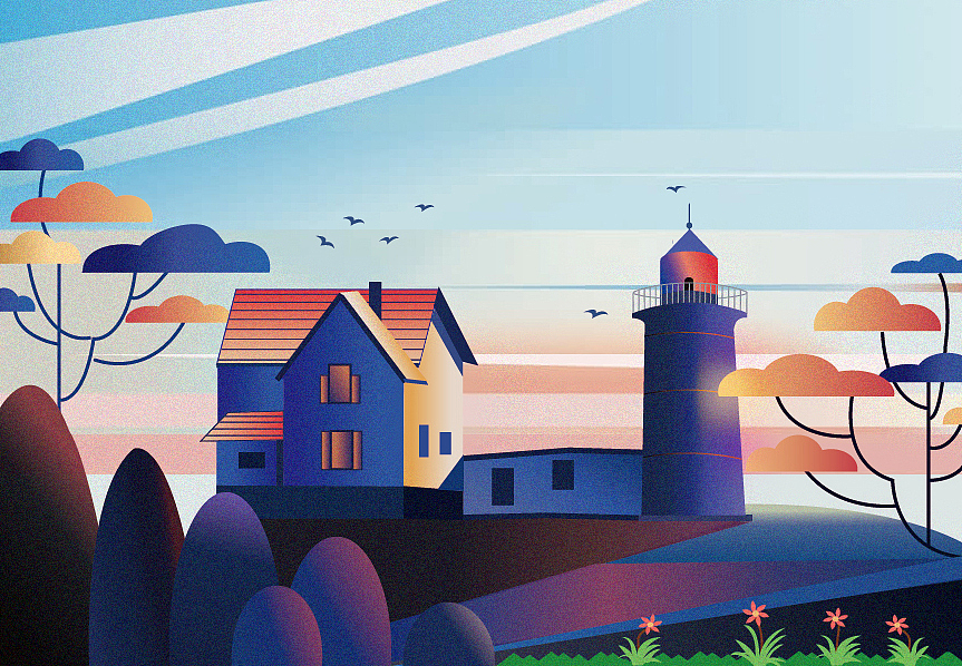 AI鼠绘噪点质感插画（图ZMTQ1OTQyNTQ0） - 创作习作 - 站酷设计师叶燕芳原创素材 - 站酷ZCOOL