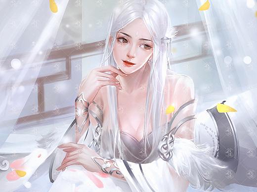 天涯明月刀插图。（个人主页-ZMzg0MjA1MzI=） - 游戏原画 - 站酷设计师阮晚晚原创素材 - 站酷ZCOOL