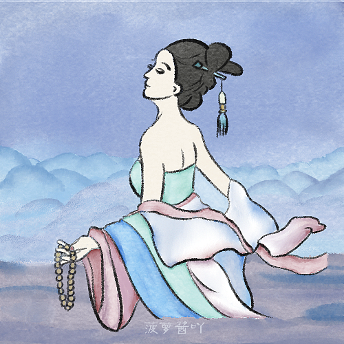 画师繁星计划第五期第三周人物头像创作——身轻如纱（图ZMzI0ODgyMTIw） - 创作习作 - 站酷设计师菠萝酱吖原创素材 - 站酷ZCOOL