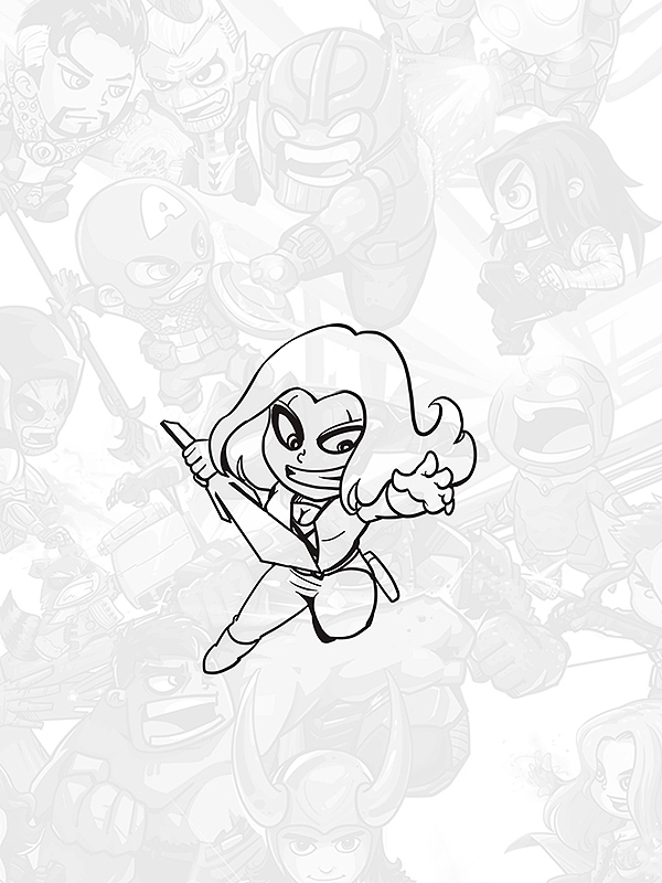 《复仇者联盟：无限战争》 系列三（图ZMTE0MjM5OTM2） - 商业插画 - 站酷设计师GORGEOUS_高三欠原创素材 - 站酷ZCOOL