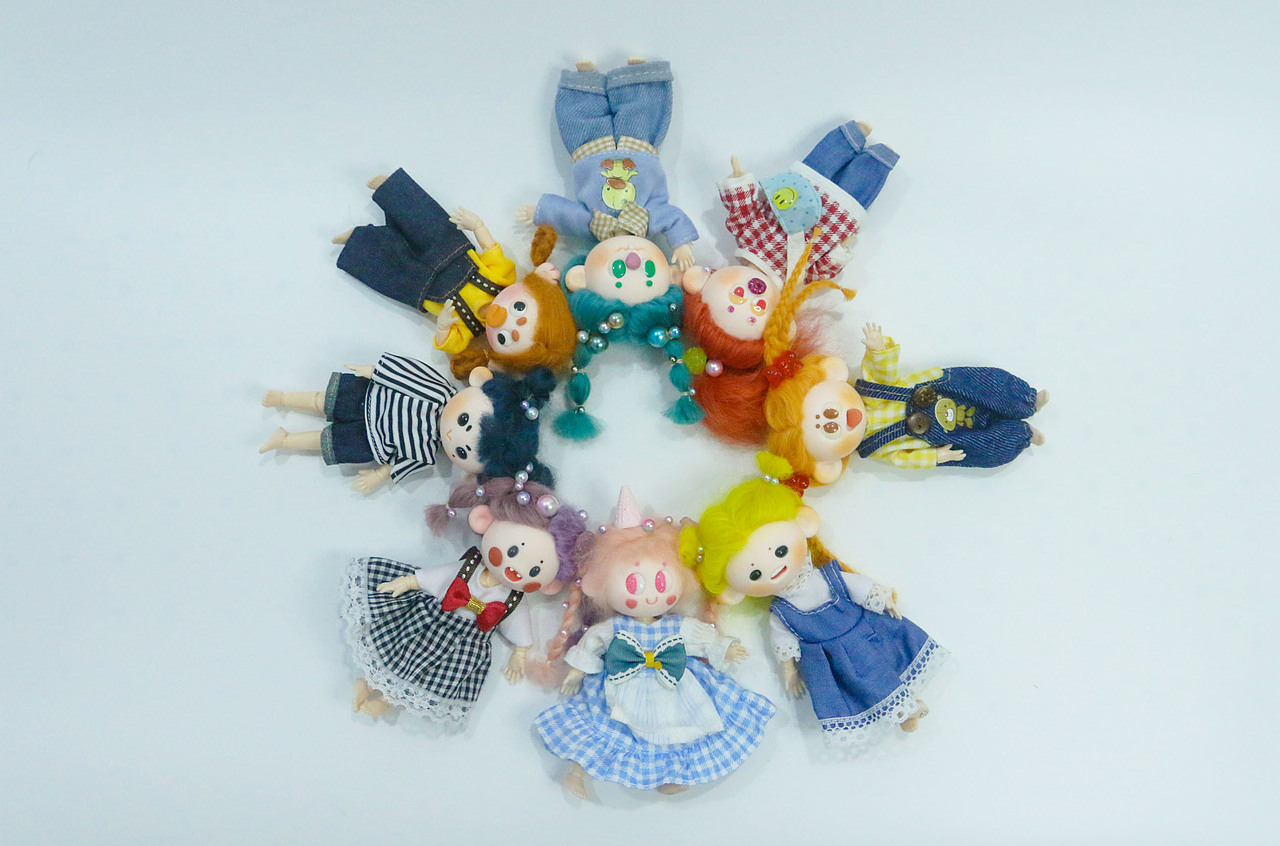 SourSoda叹酸制造所手工粘土娃娃